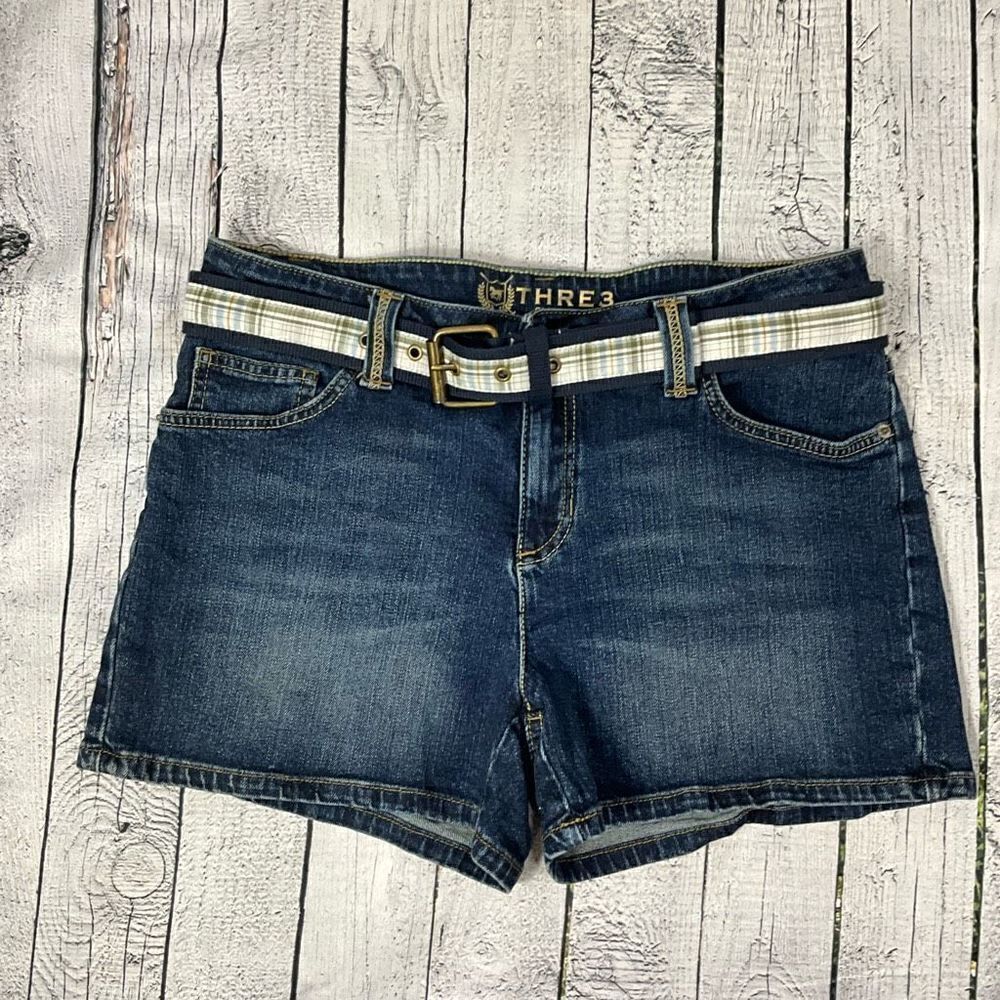 THRE3 Jean Shorts